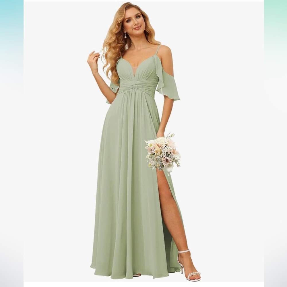 Bridesmaids Sage Dress